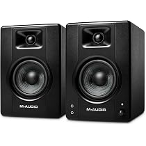 M-AUDIO BX4 Pair 4.5-inch Wired Studio Monitors and PC Speakers